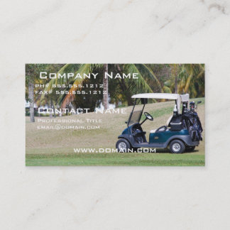 Golfmobil-Visitenkarte Visitenkarte