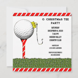 Golfparty-Einladungen Einladung