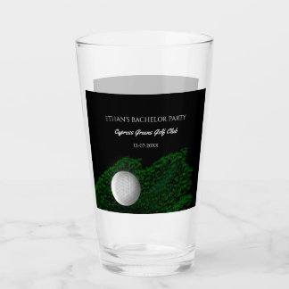 Golfparty Junggesellenabschied Golfen Grüner Golfb Glas