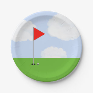 Golfparty Pappteller
