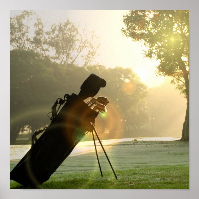 Golfplakat Poster (Vorne)