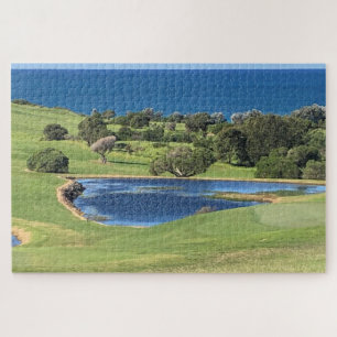 Golfplatz an der Küste