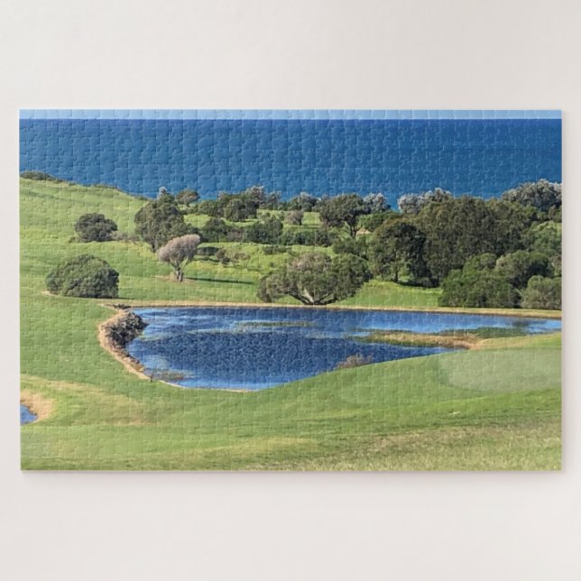 Golfplatz an der Küste (Horizontal)