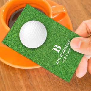 Golfplatz Business Card Visitenkarte