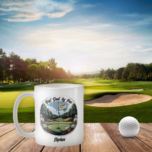 Golfplatz Club und Ball Best Vater nach Par Kaffeetasse
