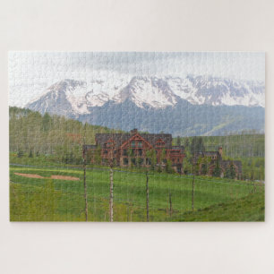 Golfplatz Colorado und Berge, Telluride