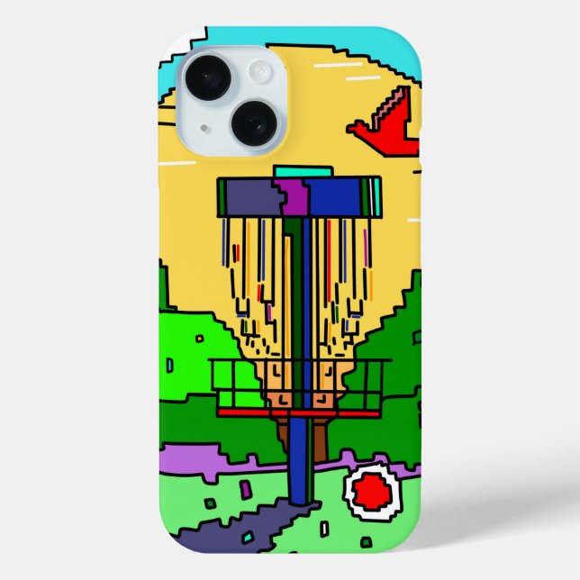 Golfplatz Disc Sommersonne Case-Mate iPhone Hülle (Rückseite)