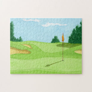Golfplatz Green Illustration