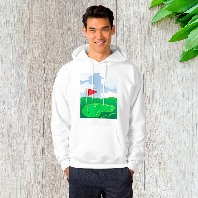 Golfplatz Green Mens Hoodie (Von Creator hochgeladen)