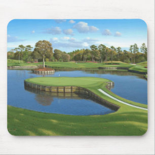 Golfplatz grün Hintergrund-Maus-Pad Mousepad