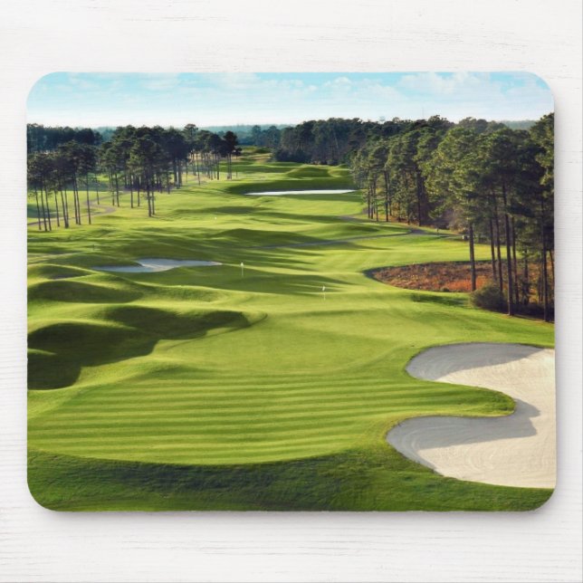 Golfplatz grün Hintergrund-Maus-Pad Mousepad (Vorne)