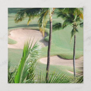 Golfplatz in den Tropen-Einladungen Einladung