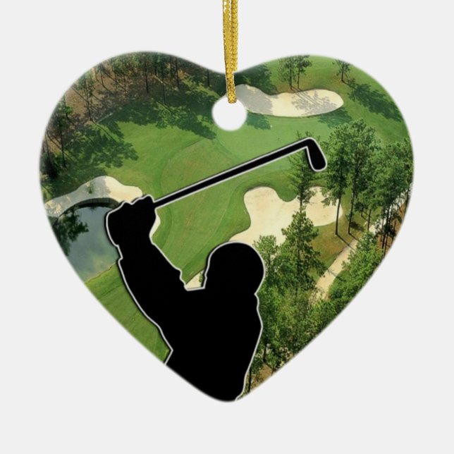 Golfplatz Keramikornament (Vorne)