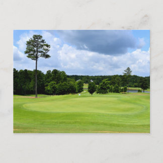 Golfplatz Landschaft Postkarte