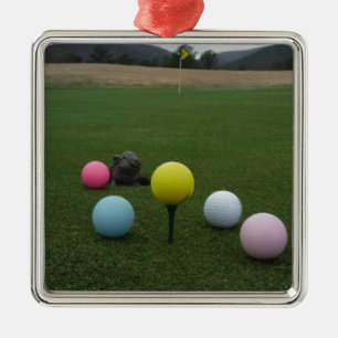 Golfplatz Ostergebirge Silbernes Ornament
