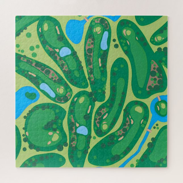 Golfplatz par green Landschaft abstrakt (Horizontal)