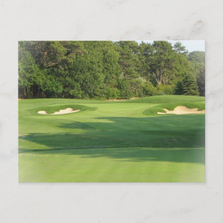 Golfplatz Postkarte
