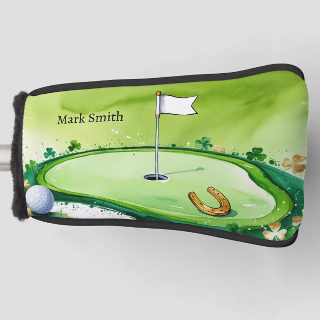Golfplatz St. Patrick's Day Golf Headcover (Vorderseite)