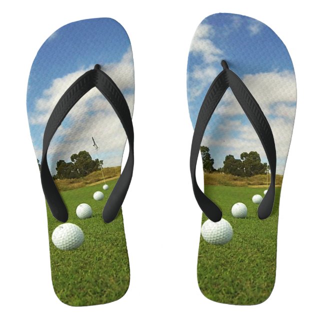 Golfplätze auf dem Grünen, Flip Flops (Fußbett)