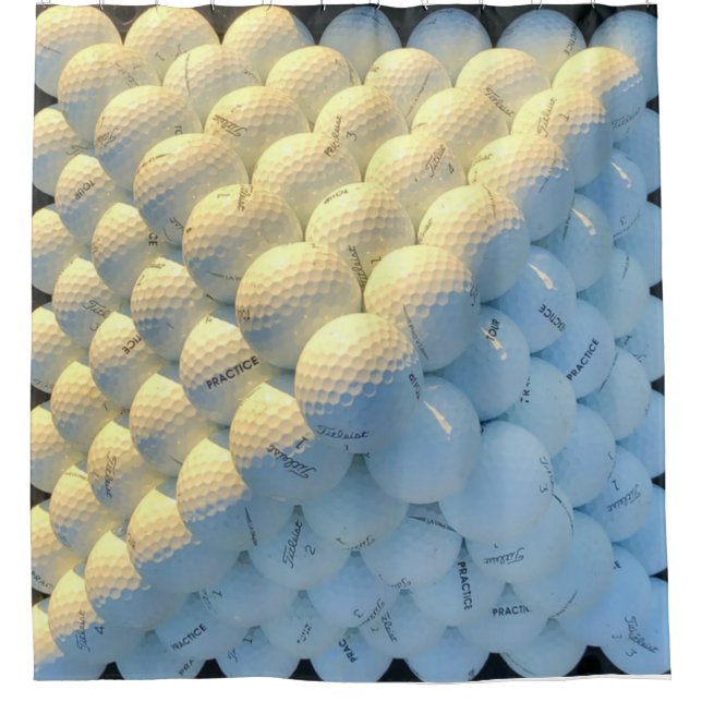 Golfplätze Duschvorhang (Vorderseite)