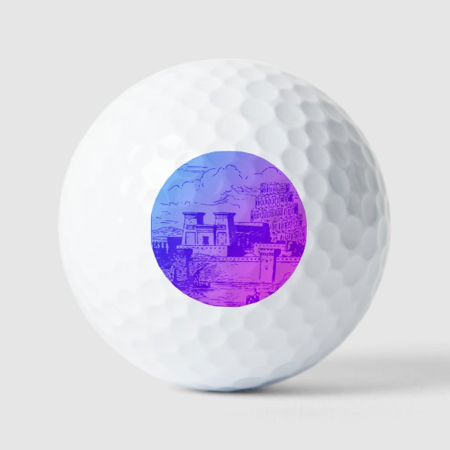 Golfplätze Golfball (Vorderseite)