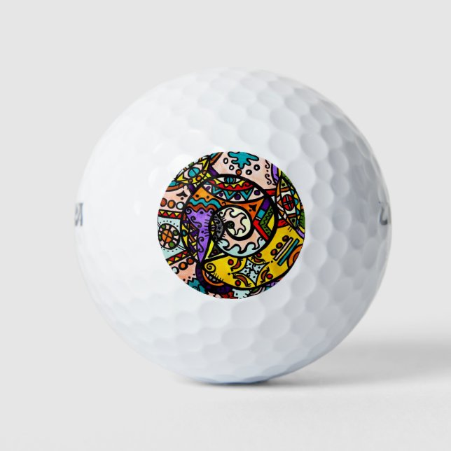 Golfplätze Golfball (Vorderseite)