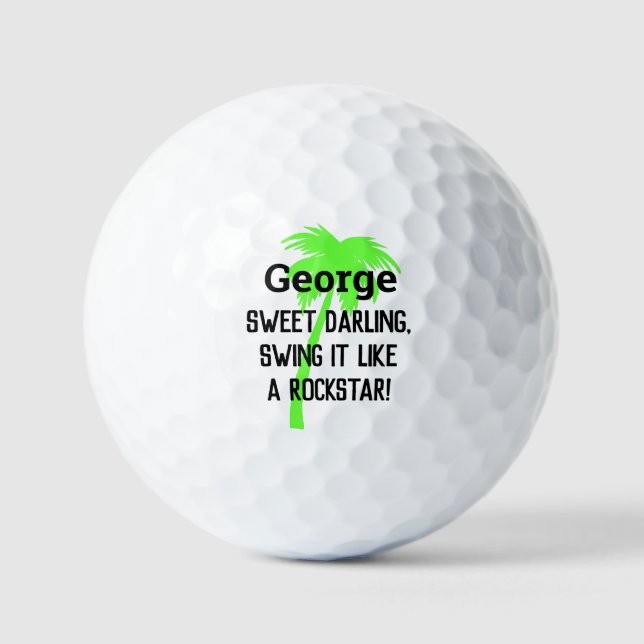 Golfplätze Golfball (Vorderseite)
