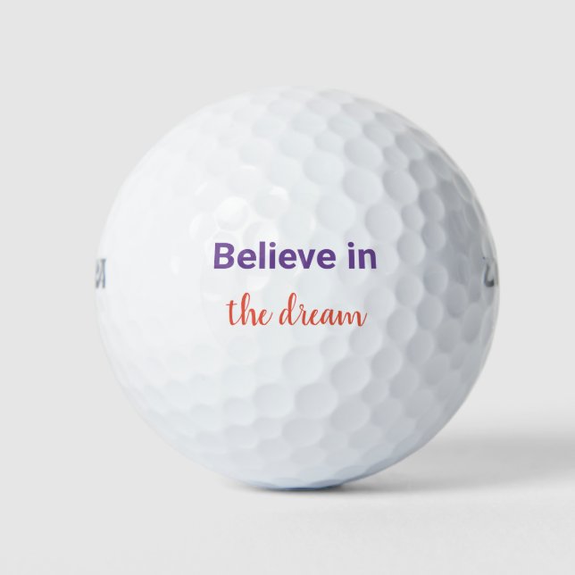 Golfplätze mit Inschrift Golfball (Vorderseite)