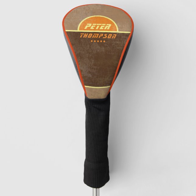golfplayer-Logo stylish Golf Headcover (Vorderseite)