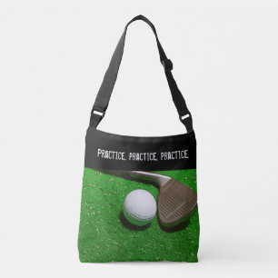 Golfpraktik mit Ball und Club Tragetaschen Mit Langen Trägern