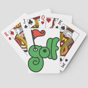 Golfschild Spielkarten