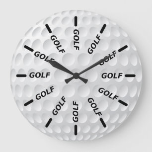 Golfschläger Große Wanduhr