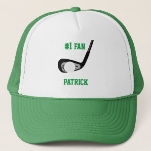 Golfschläger Putter und Ball #1 Sportfan mit Namen Truckerkappe