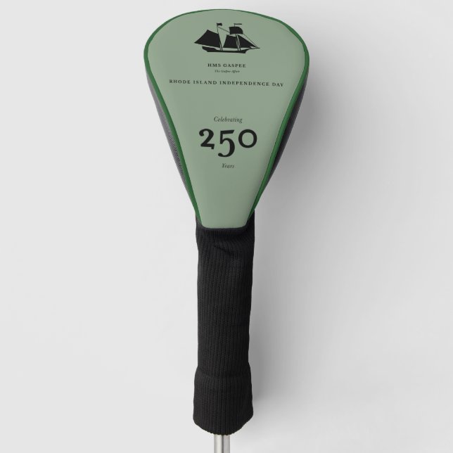 Golfschlägerabdeckung — HMS Gaspee Golf Headcover (Vorderseite)