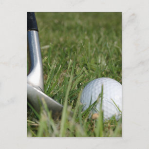 Golfspiel Foto Postkarte