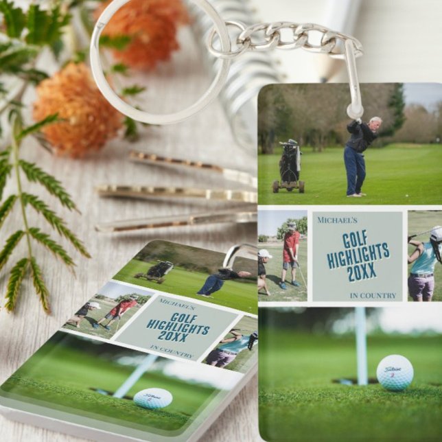Golfspiel Foto Schlüsselanhänger Golfgeschenk (Von Creator hochgeladen)