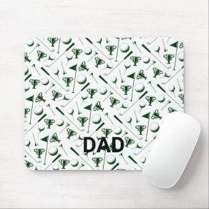 Golfspiel VATER Vathers Day Golf Geburtstag Ihn Sp Mousepad