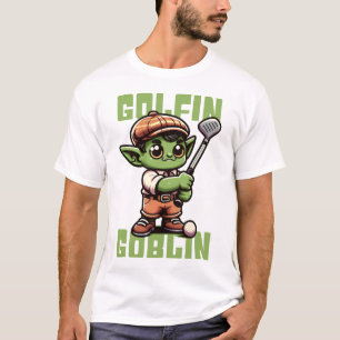 Golfspielen Goblin Funny Golf T-Shirt