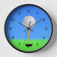 Golfspielen - Golf Ball auf einem T-Shirt