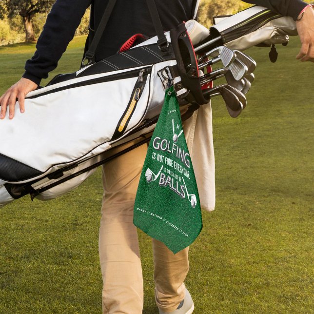 Golfspielen ist nicht jedermanns Sache, es braucht Golfhandtuch (Von Creator hochgeladen)