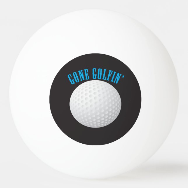 Golfspielen Tischtennisball (Rückseite)