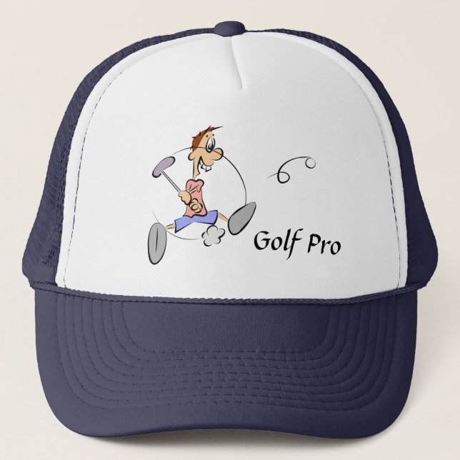Golfspielen Truckerkappe (Vorderseite)