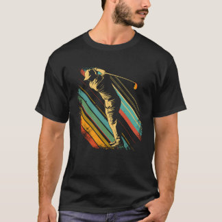 Golfspieler 80er Jahre Look Freund T-Shirt