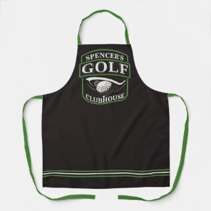 Golfspieler ADD NAME Pro Golf Spieler Club Clubhau Schürze