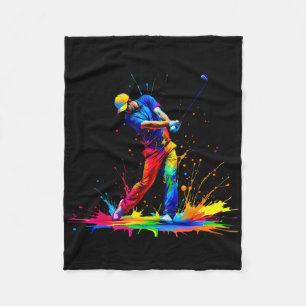 Golfspieler-Drip für Männer Jungen Jugend Kleinkin Fleecedecke