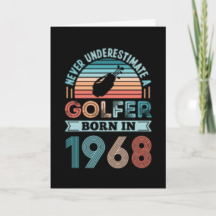 Golfspieler geboren 1969 Golfen zum 60. Geburtstag Karte