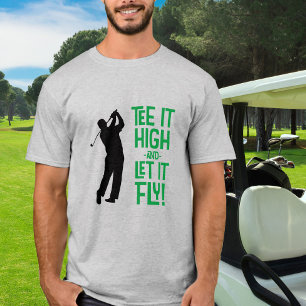 Golfspieler Golf Humor Lustige Sportzitate Schwarz T-Shirt