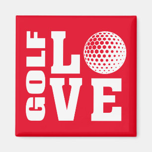 Golfspieler, Golf Liebe Magnet
