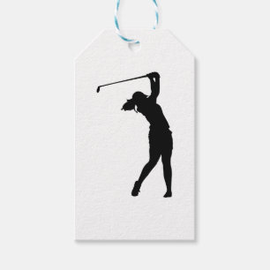 Golfspieler Golf Sport Person Silhouette Geschenkanhänger