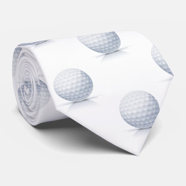 Golfspieler | Golfball Krawatte (Gerollt)